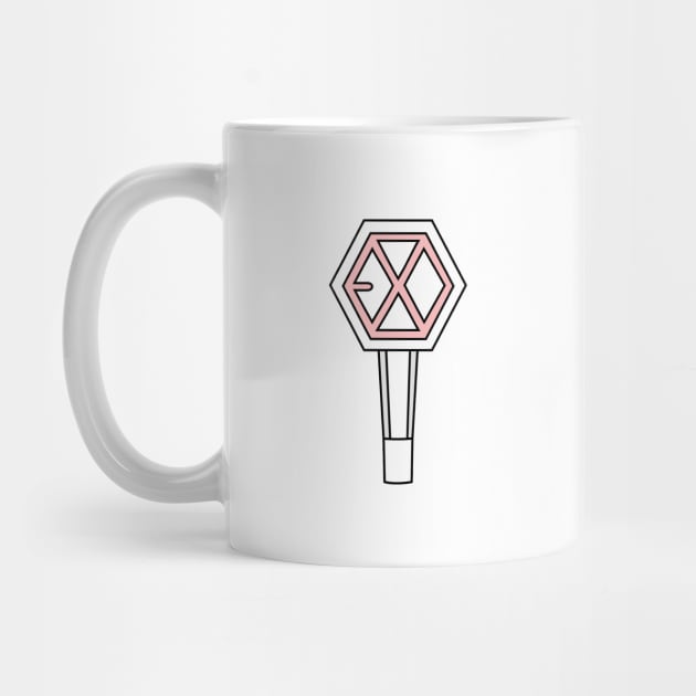 EXO PINK LIGHTSTICK by kwaii